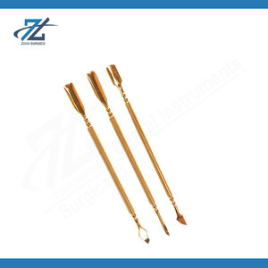 ที่ดันหนังกำพร้าสแตนเลสสองด้าน เครื่องมือสำหรับทำเล็บมือและเล็บเท้า ดูแลเล็บและลอกเจล ผลิตในปากีสถาน - Product Image 5