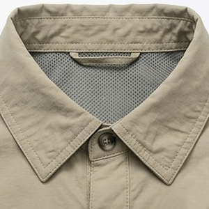 Camisa Táctica de Manga Larga para Hombre de Alto Rendimiento, con Botones de Cuerno, Ecológica, de Secado Rápido y Transpirable, Top Ventas - Product Image 3