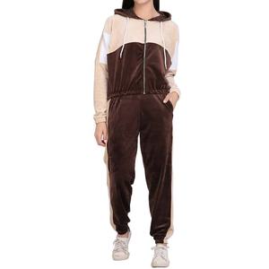 Conjunto Deportivo Casual de Invierno para Mujer, Resistente al Agua, Transpirable, Ecológico, de 2 Piezas, Tejido de Felpa, Compatible con OEM - Product Image 6