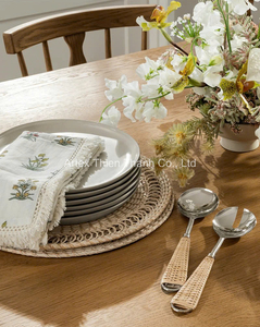 Set de table en rotin fait main de haute qualité, tapis de table tissé naturel pour table à manger, décoration intérieure, fournisseur OEM - Product Image 3