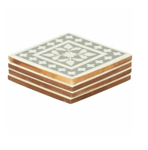 Sous-verres en os incrusté pour tasses et mugs, tapis et coussinets personnalisés en os incrusté, meilleur prix - Product Image 3