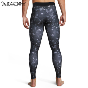 2026 Customized Made New Trendy Product High-Intensity Workout Baselayer - Durable Printed Compression Leggings For Men - Product Image 2