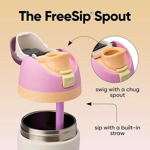 Borraccia Sportiva FreeSip con Cannuccia, in Acciaio Inossidabile Isolato per Viaggi - Product Image 2