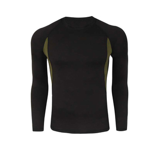 OEM Custom High Quality Breathable Quick Dry Lightweight Compression Rash Guard Long Sleeve Shirt Unisex Running Gym Wear - Product Image 2
