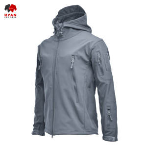 เสื้อแจ็คเก็ตซอฟต์เชลล์คุณภาพพรีเมียมสำหรับผู้ชาย ปิดด้วยซิป ผ้าระบายอากาศได้ดี พร้อมโลโก้แบบกำหนดเอง ดีไซน์ ODM - Product Image 6