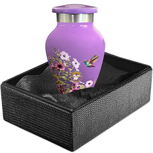 Luxury Brass <b>Memorial</b> Urn for Lasting Tribute Handcrafted Stainless Steel Funeral Urn Decorative Metal Cremation Urn - Product Image 4