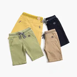 OEM ODM Manufacture Kids Clothing Summer Boys Shorts Cotton Boys Half Pants Elastic Waist Pull-On Shorts For Kids