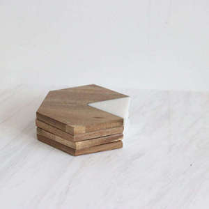 Marble Coasters Wholesale Wood Custom <b>Cup</b> <b>Mat</b> Marble Coasters for Drink - Product Image 4