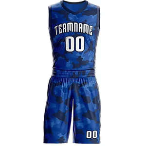 Ensembles d'uniformes de basket-ball personnalisés professionnels, 100% polyester, taille plus, impression numérique, logo personnalisé - Product Image 4