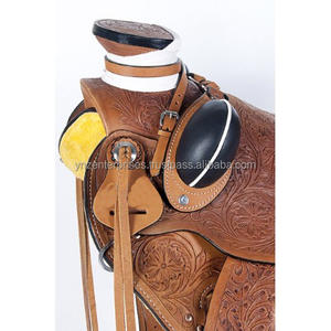 Silla de Montar Wade de Cuero Genuino Y&Z, Estilo Occidental, Herrajes de Acero Inoxidable para Uso Ecuestre, Personalizable - Product Image 6