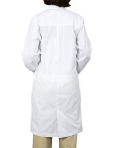 Blouse de laboratoire blanche tissée pour femme, uniforme d'hôpital, blouse de médecin, 3 poches, fermeture à boutons-pression, nom Aliana brodé - Product Image 4