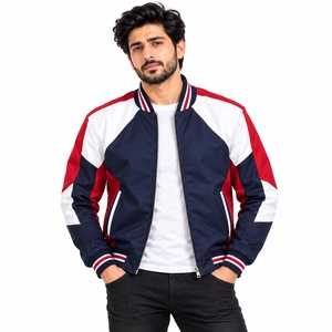 Vêtements classiques pour hommes actifs : blousons bomber avec poches pratiques et finition soignée, blousons bomber pour hommes. - Product Image 1