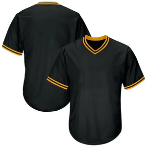 Baseball Softball Jersey Solid V Neck Shirt 100%Polyester <b>Mesh</b> <b>Plus</b> <b>Size</b> Teams Wear Custom Team Name Logo Training Jersey - Product Image 5