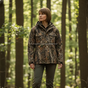 Chaqueta de Camuflaje para Hombre con Logotipo Personalizado, Ropa de Caza de Alto Rendimiento al por Mayor, Chaqueta de Campo Multibolsillos Resistente al Agua - Product Image 1