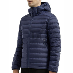 Vestes d'hiver pour hommes personnalisées OEM, brodées, de haute qualité, chaudes, épaisses, matelassées, avec fermeture éclair - Product Image 5