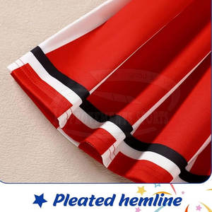 Haute qualité séchage rapide femmes Cheerleading uniforme léger couleur unie Cheerleading uniforme - Product Image 4