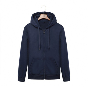 Top Quality Heavyweight Fleece Boxy Fit Zipper Hoodie Oversized Streetwear Custom Puff Print <b>Cropped</b> <b>Zip</b> <b>up</b> Hoodies Men - Product Image 4