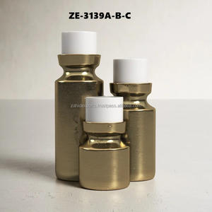 Bougeoir en métal contemporain pour les dernières tendances de décoration pour Noël Décoration de maison de plage par Zahid Exports - Product Image 5