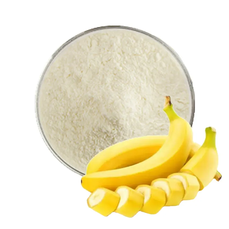 Suco de banana verde liofilizado 100% solúvel em água, um extrato nutritivo de frutas, também conhecido como extrato de banana
