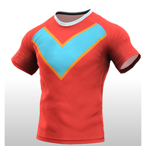 เสื้อรักบี้แขนสั้นพิมพ์ลายตามสั่ง 100% โพลีเอสเตอร์ รุ่นใหม่มาแรง ลดราคาพิเศษ พร้อมโลโก้และชื่อทีมตามสั่ง ระบายอากาศได้ดี แห้งเร็ว - Product Image 6