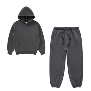 Ensemble de survêtements pour bébés et jeunes enfants, style nordique, avec logo personnalisé, comprenant sweat à capuche et pantalon de survêtement, vente en gros - Product Image 4