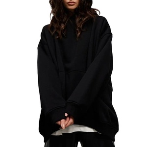 Hiver Nouveau Sweat à capuche pour femmes High Street Loose Sweatshirts Outerwear Top Casual Soft Warm Female Ladies Sport Sweatshirt - Product Image 1