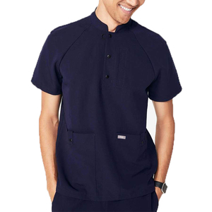 Nueva Moda AMSEA INTERNATIONAL Conjuntos de Uniformes Médicos Unisex Pantalones Jogger de Tela de Poliéster Tejida para Uso Hospitalario con Detección de Agujas - Product Image 2