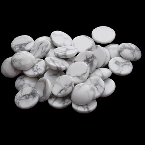 Pierre précieuse naturelle Howlite sur mesure, fournisseur de pierres précieuses de qualité supérieure, production en masse, pierre naturelle ronde de haute qualité - Product Image 2