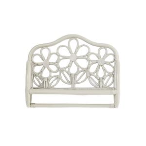 Étagère murale pour enfants en rotin tressé à la main, design fleur de marguerite, étagère de rangement pour chambre d'enfant, rotin naturel fait main, vente en gros - Product Image 1