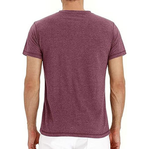 T-shirts Henley décontractés pour hommes en coton 100 % de créateur, confortables, doux, extensibles, coupe décontractée, à 3 boutons, pour l'été – Grande Vente - Product Image 6