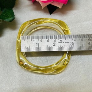Custom Handmade Resin Bangle Bracelet with <b>Mother</b> of Pearl Inspired Finish Luxury Decorative Fashion Jewelry for Women - Product Image 2