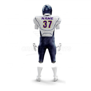 Uniforme de football américain de qualité supérieure avec coutures renforcées, uniforme de football américain athlétique - Product Image 4