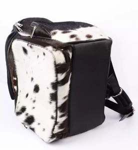 Mochila de Cuero Genuino Premium Hecha a Mano, Multifuncional, para Viajes, Portátil, Escuela, con Cierre de Cremallera, Unisex, HNBP-0082 - Product Image 4