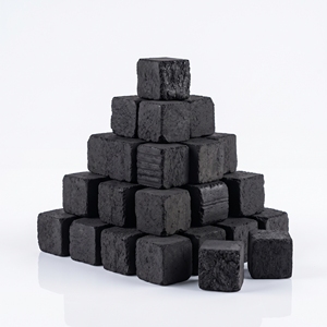 Premium coconut shell charcoal briquettes, designed <b>for</b> a clean grilling experience and long burning <b>coals</b> - Product Image 1