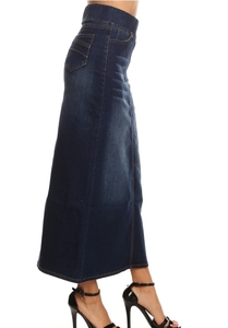 Long Denim Jeans Skirts for Girls and Women - Product Image 1