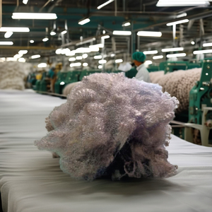 Offre Spéciale : Fibre Polyester Courte VIKOHASAN 20D HC Marron, Direct Usine, PSF Recyclé Ignifuge pour Matériaux de Remplissage - Product Image 1