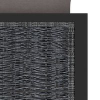 Langlebiges Anthrazit-Polyrattan Aluminium-Ecksofa Gartenmöbel mit Polyestermaterial
