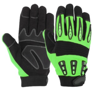 Gants de travail de sécurité résistants aux chocs avec fonction écran tactile, anti-choc et anti-perforation en cuir de vachette renforcé - Product Image 3