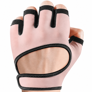Gants d'entraînement respirants à demi-doigts, design dos ouvert, paume en microfibre rembourrée, pour la gym, le fitness, le cyclisme, la musculation, OEM - Product Image 1