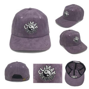 New Arrival High Quality Corduroy Fashion Embroidered Custom Adjustable Baseball <b>Cap</b> Patch Logo Brown Sports <b>Cap</b> for <b>Women</b> Men - Product Image 2