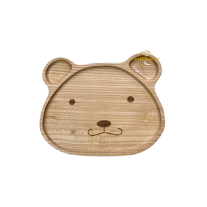 Plateau en bois naturel avec poignées, plateau de service durable pour aliments, boissons et café - Product Image 4