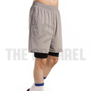 Plus Size Men's Awrah Shorts <b>Mid</b> Waist Breathable Eco-Friendly Outdoor Use Joggers Customizable Low Price - Product Image 3