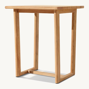 Modern Industrial <b>Bar</b> Chair for Restaurant Furniture <b>Set</b> with Teak Wooden Frame and Cushioned Seat Stylish - Product Image 4