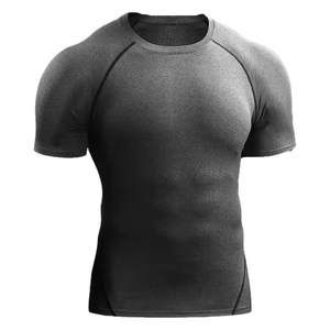 Compression T-shirt Men Summer Sportswear Front Long Sleeve High Quality Quick Dry Eco-Friendly Breathable Athletic Gym T-Shirt - Product Image 5