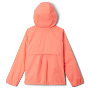 Veste coupe-vent à capuche en corail, fermeture éclair imperméable, coupe décontractée, couleur unie, extérieur, polyester, unisexe - Product Image 2