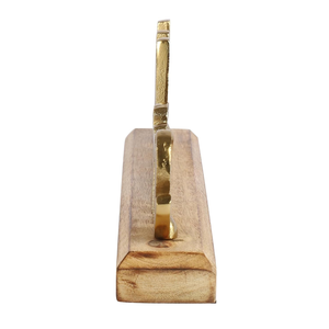 Letrero Metálico con Base de Madera, Letra Decorativa de Metal para Sala de Estar, Dormitorio, Oficina, Escritorio, Estante y Hogar Moderno - Product Image 4