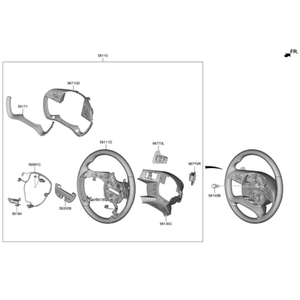 Nouveaux commutateurs et commandes K9 96700J6100SA1 - Product Image 2