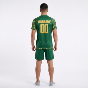 Custom Athletic Cut <b>Soccer</b> Uniform Set Breathable Sublimated Football Jersey Shorts Durable Stitching Team Club Training Kit - Product Image 6