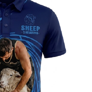 Vêtements de travail professionnels pour la tonte des moutons, en tissu doux et durable, sublimé, à longue queue, pour l'agriculture et la tonte en extérieur - Product Image 4
