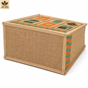 กระเป๋าช้อปปิ้งผ้ากระสอบเคลือบลามิเนต สำหรับงานโปรโมชั่น ขนาด 28x23x10 ซม. รับทำโลโก้ตามสั่ง ขายส่ง รุ่น PH-JT-07 - Product Image 4
